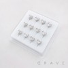 CELESTIAL HEART PLANET 316L SURGICAL STEEL L-SHAPE NOSE BOX